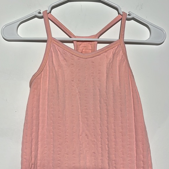 Athleta Pink Racerback Textured Stretchy Tank Top Size Small - Picture 2 of 9